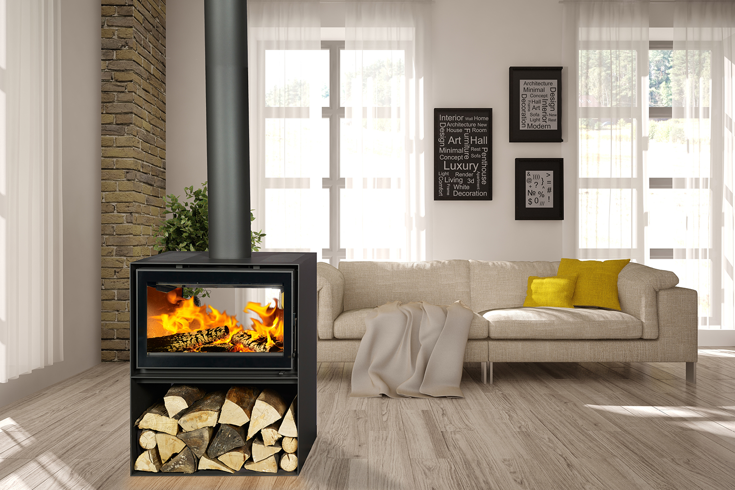 Modul-Art jidé avec woodbox par chenais energie