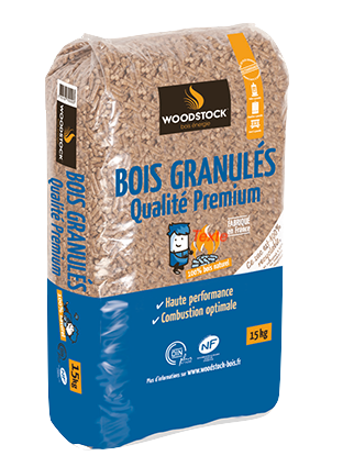 Sac de granulés de bois woodstock par chenais energie