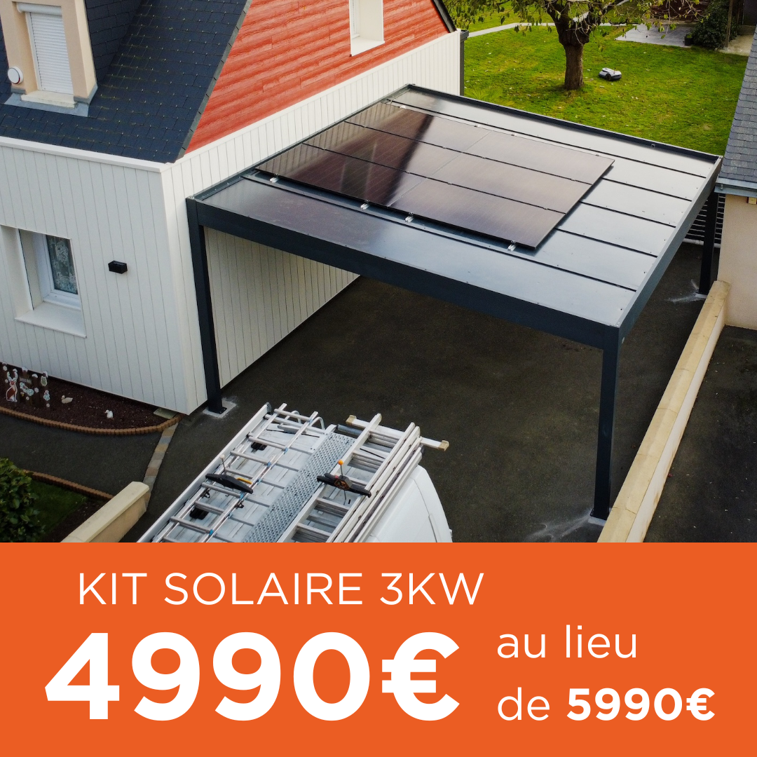 offre du moment solaire 3kw pour seulement 4990€