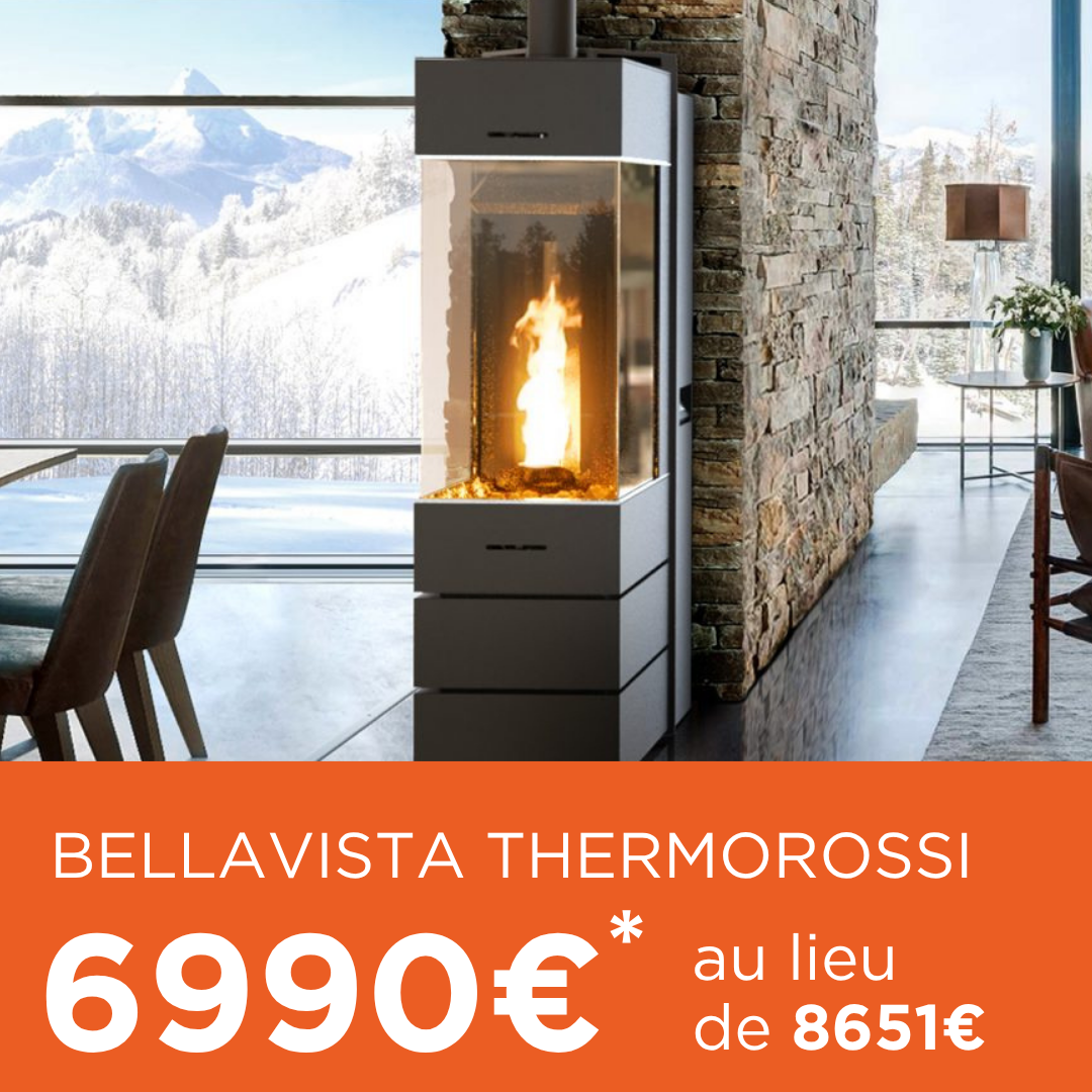 Offre du moment poêle à granulé Bellavista Thermorossi