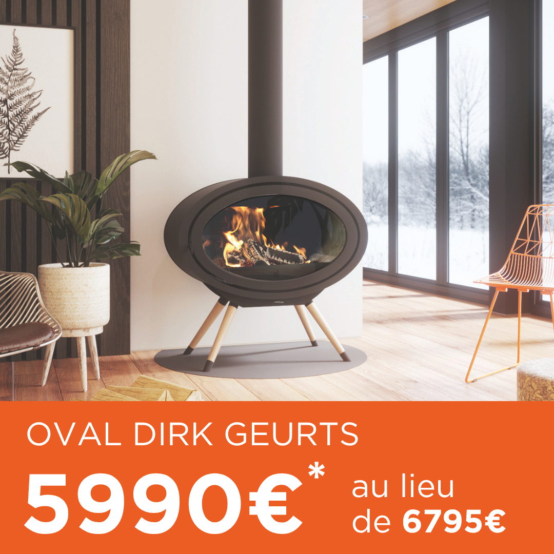 offre du moment poêle à bois Oval
