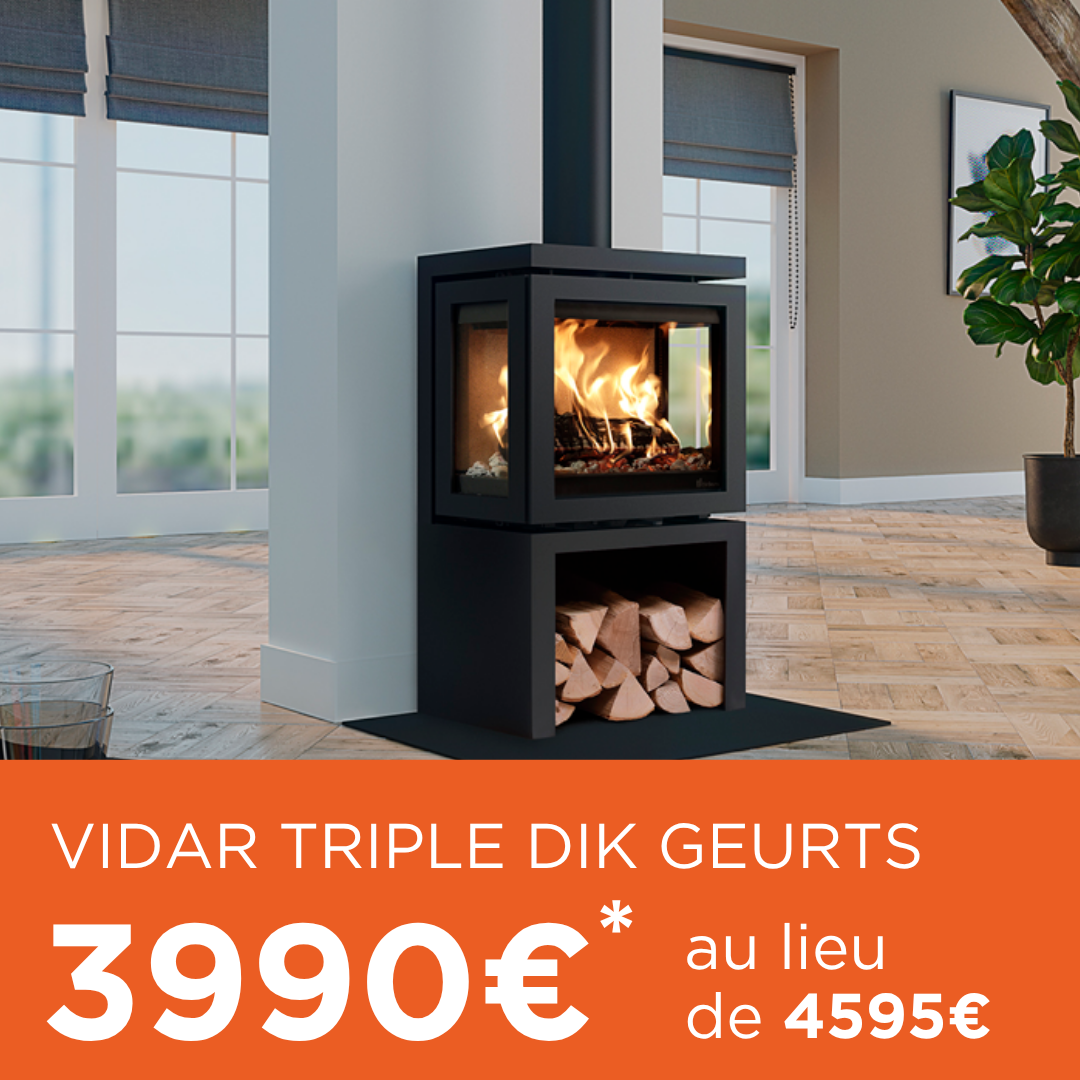 offre du moment poêle à bois Vidar
