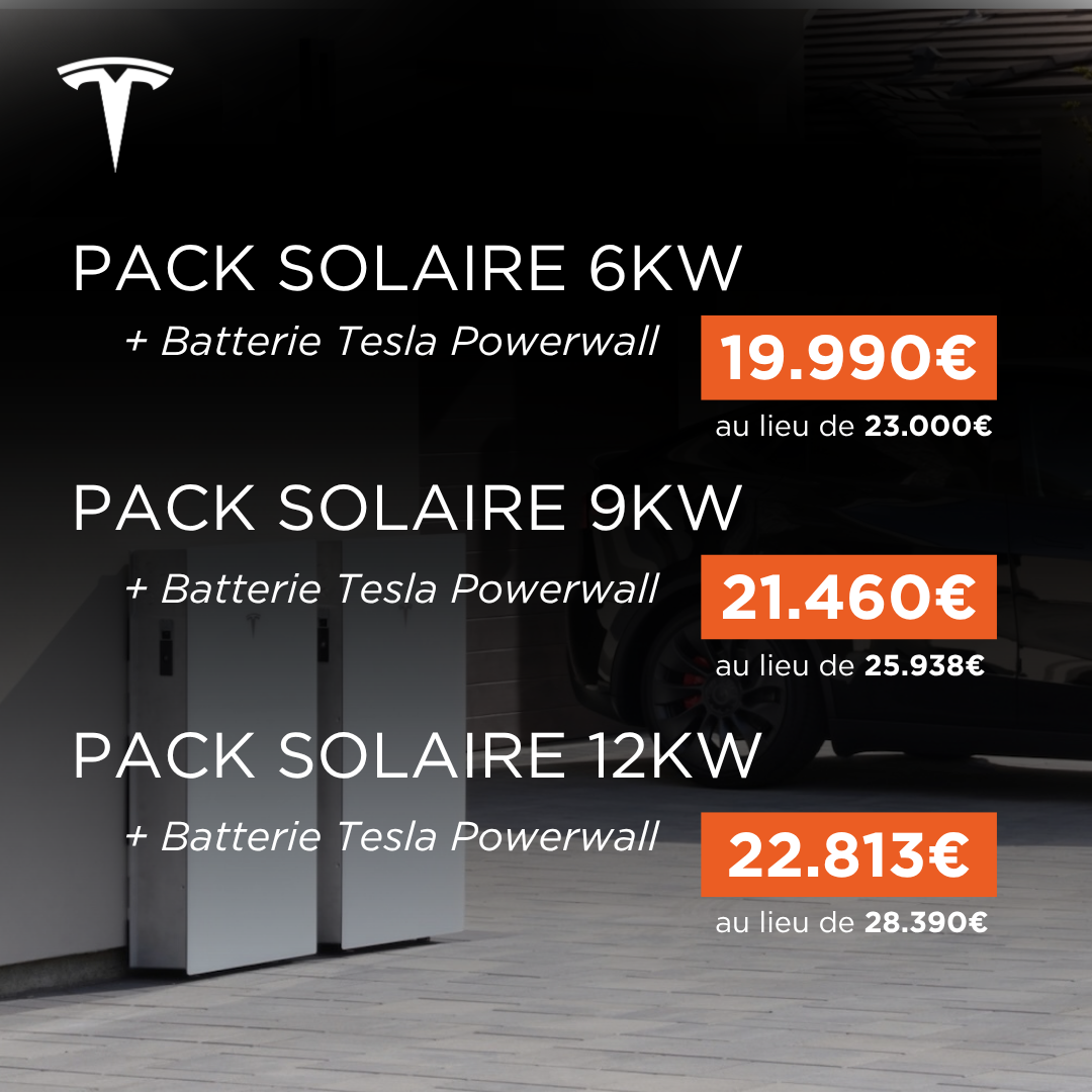 offre du moment Tesla Powerwall